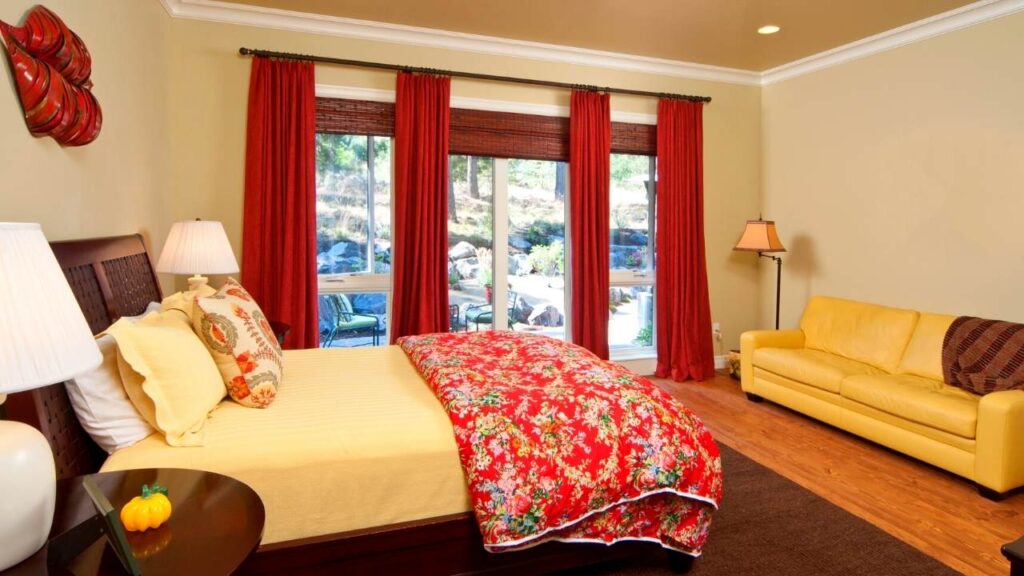 Extend Your Curtains Nearly To The Ceiling To Create Illusion Of Large Windows.