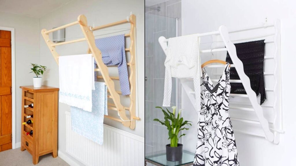 Transform You Window Blind Into A Fold Down  Laundry Rack.