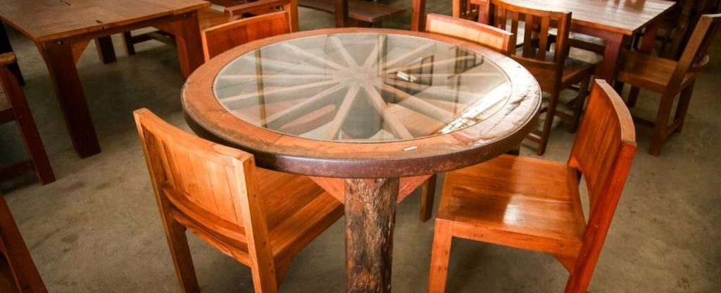 Create A Wagon Wheel  Table